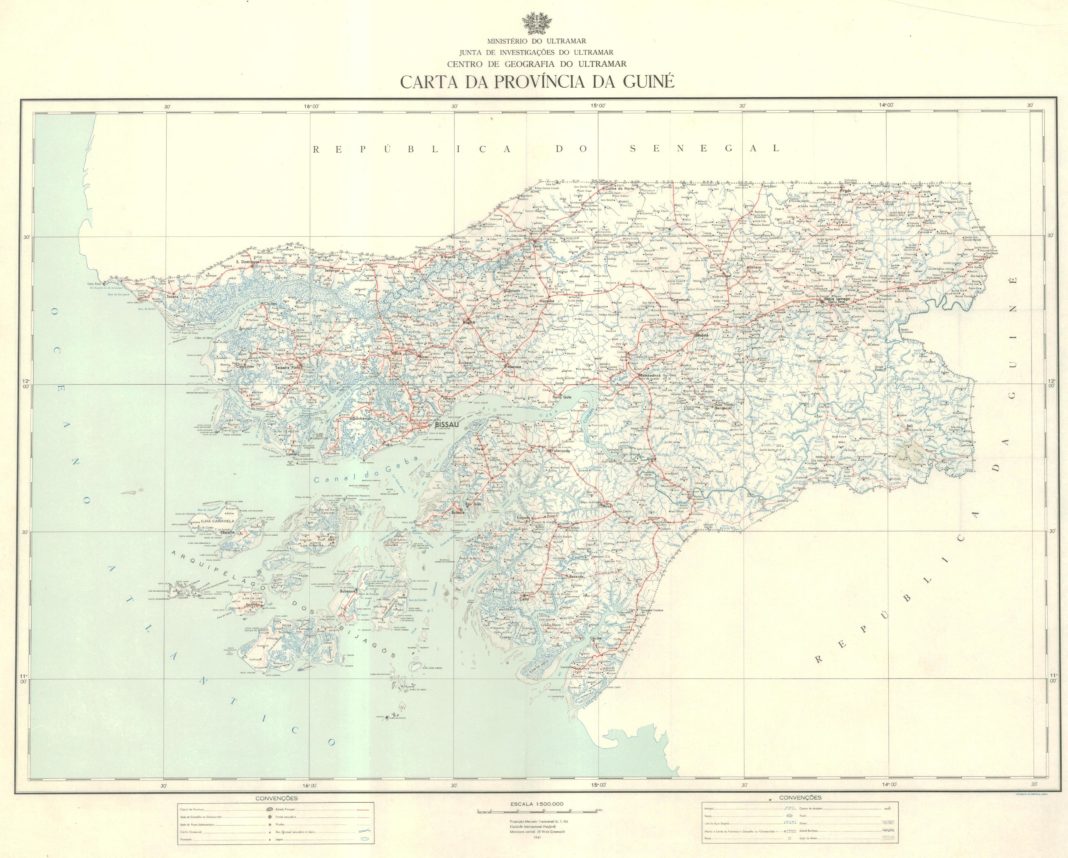 Mapas da GuinéBissau  Cartas Militares