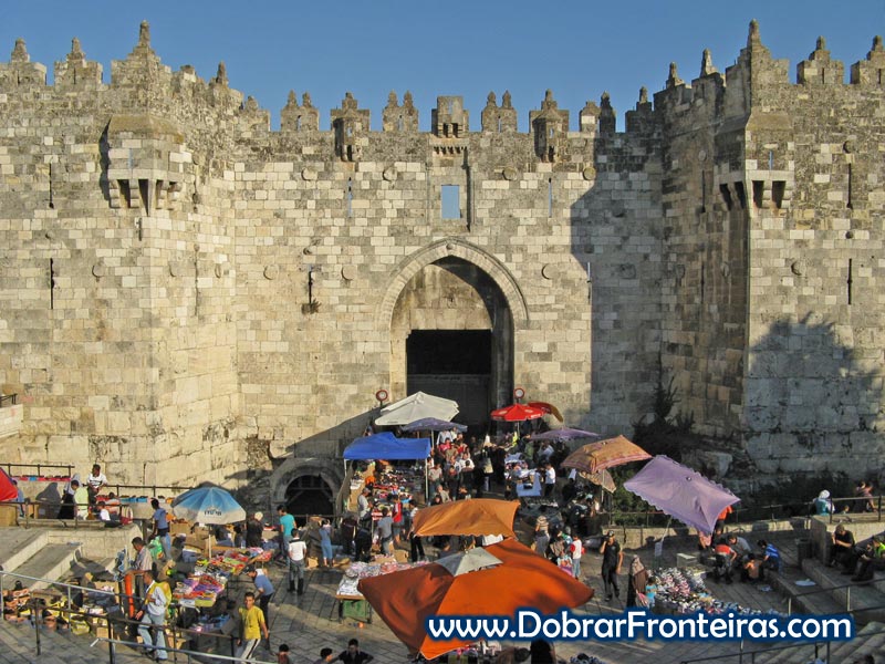 Porta de Damasco em Jerusalém