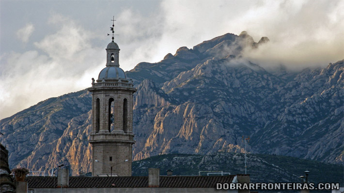 Montserrat visto de Esparraguera