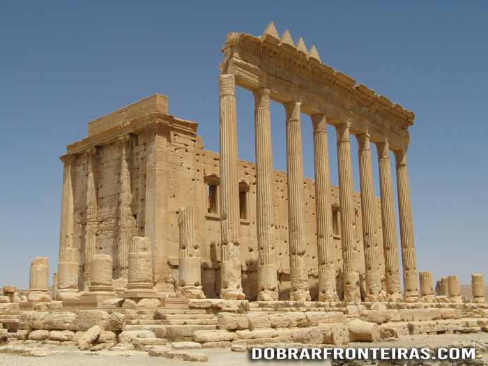 Templo de Bel nas ruínas de Palmira, Síria