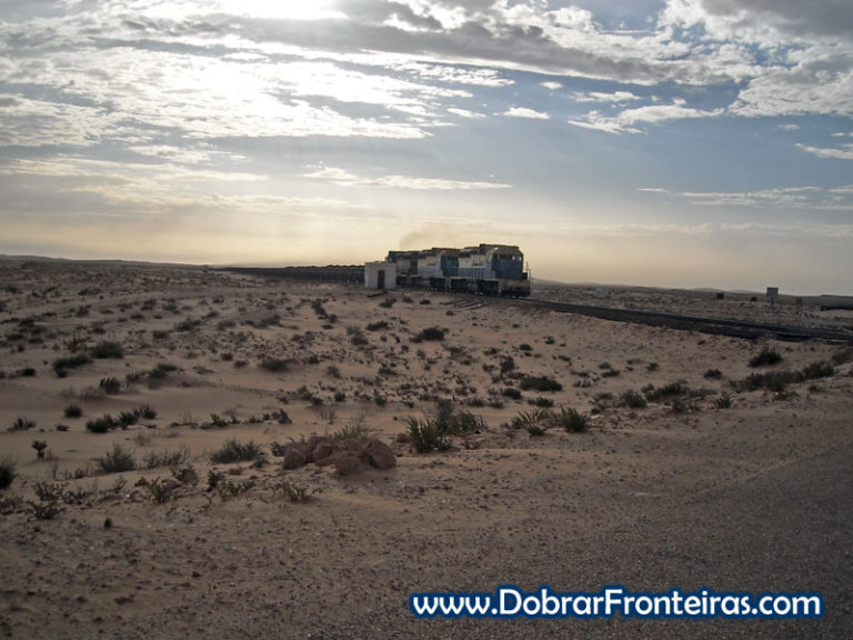 Comboio de Nouhadibou para Zouerat na Mauritânia