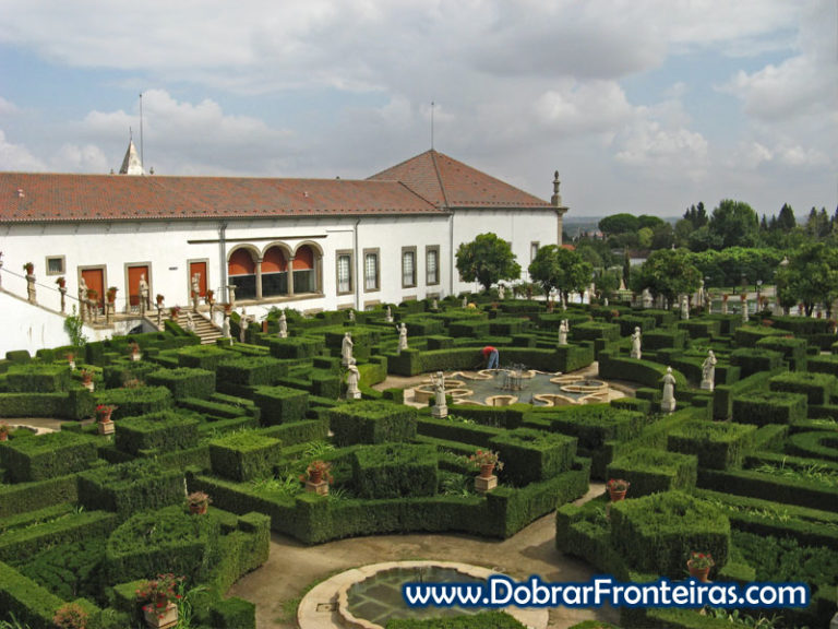 Jardim do Paço em Castelo Branco, Portugal