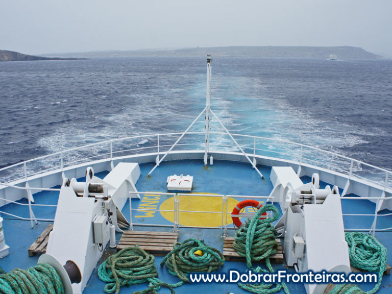 Ferry de Malta para a ilha de Gozo
