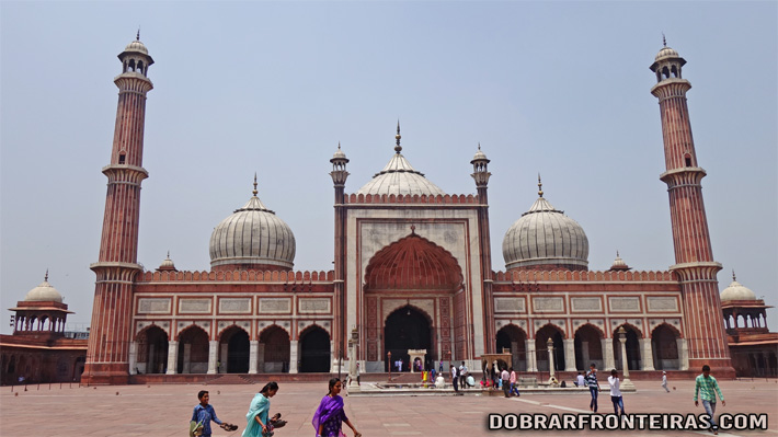 Mesquita de Jama Masjid em Deli, India