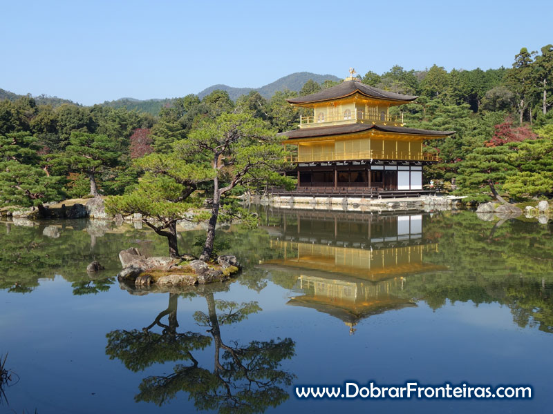 Kinkanku-ji, o templo dourado em Quioto