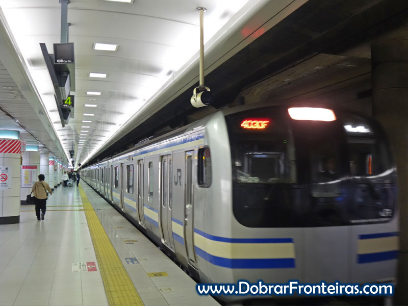 Comboio da linha Sobu - Tóquio