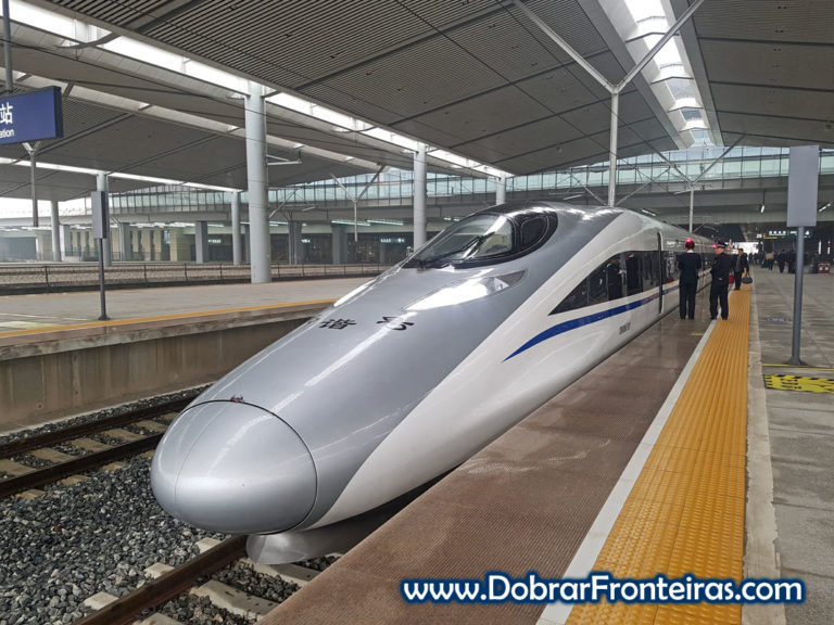 Viajar de comboio na China